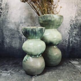 keramik-vase-grøn